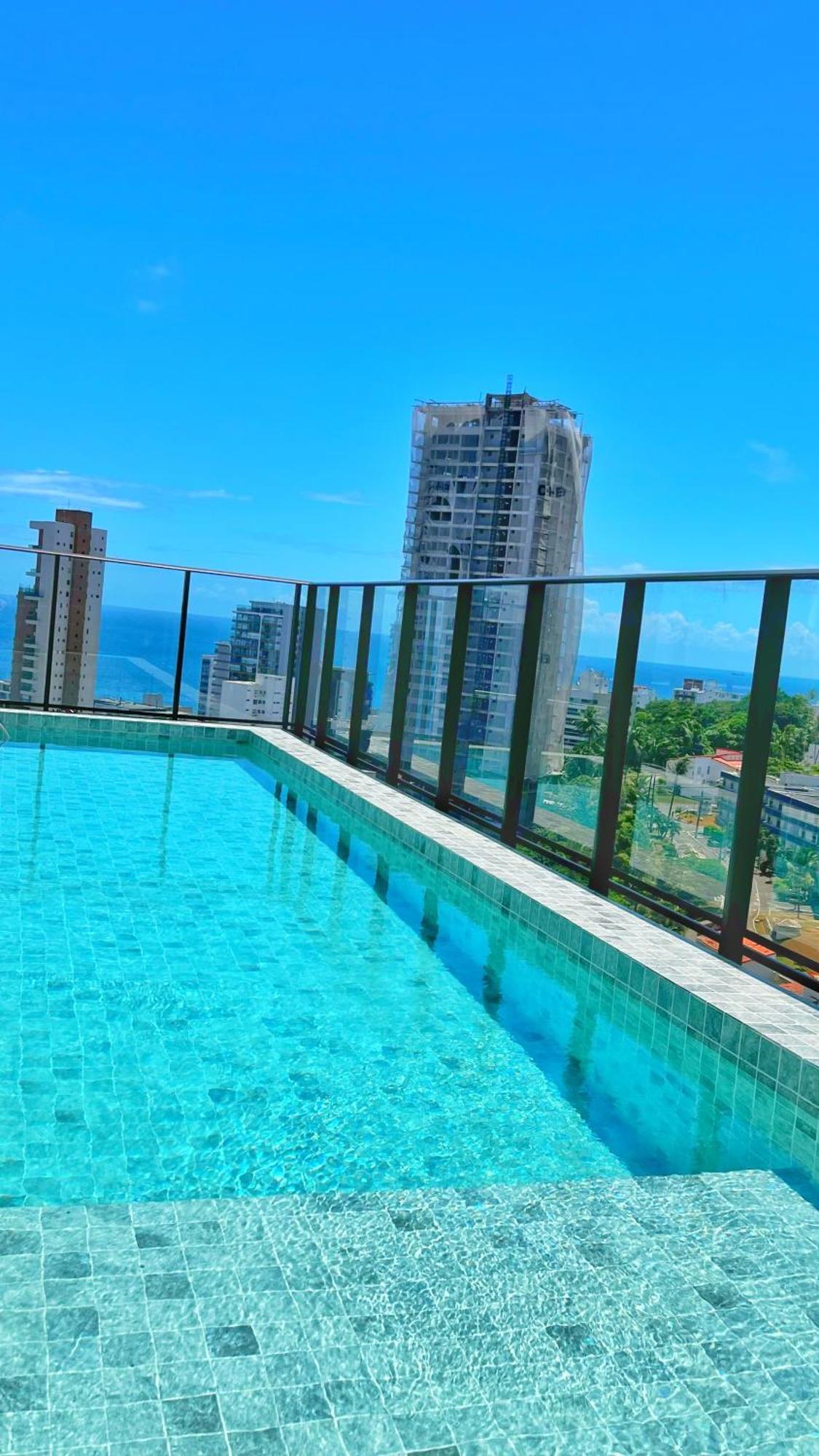 Preferido Dos Turistas!!! Rooftop Com Piscina Vista Mar, Academia E Praia Salvador
